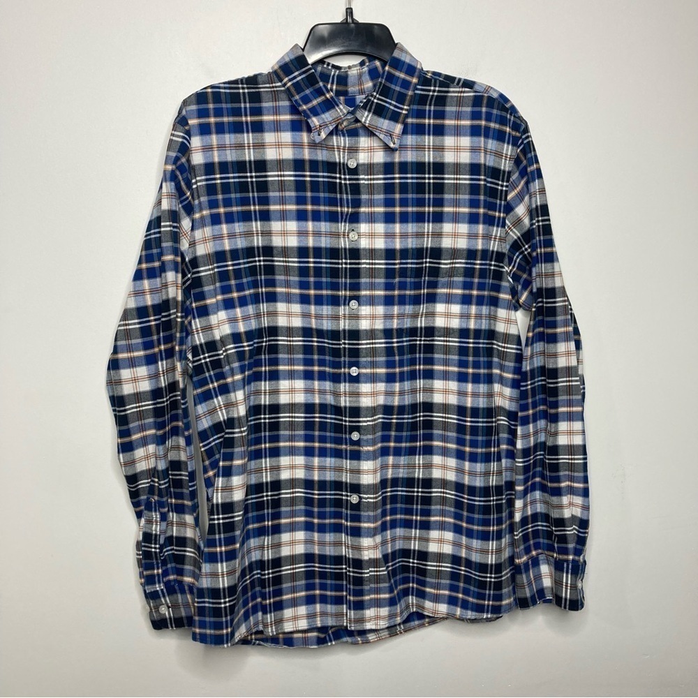 Merona plaid button down shirt‎ size large